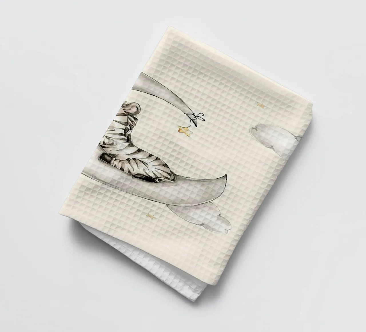 Zebra addormentata canovaccio da cucina da Emil Art Studio