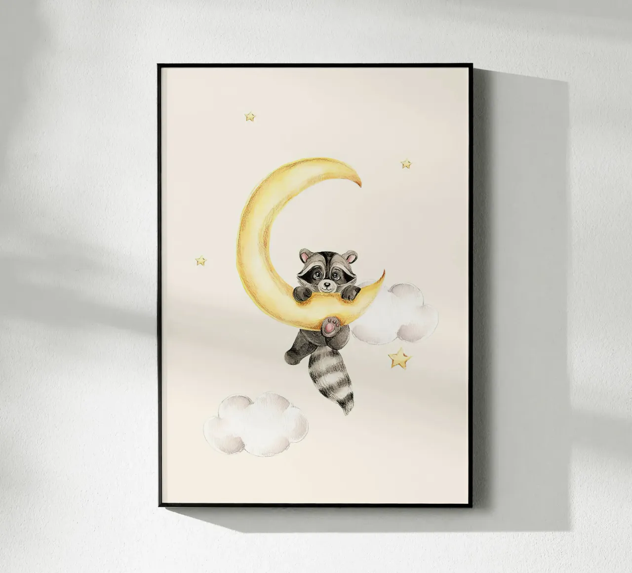 Procione e Luna plexiglass da Emil Art Studio