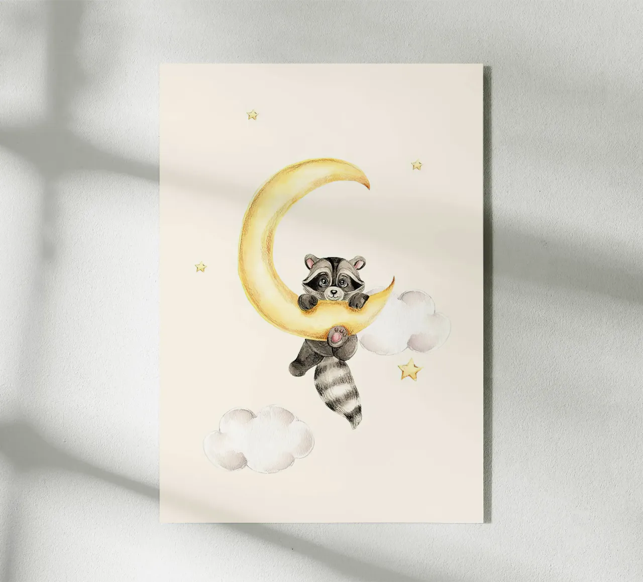 Procione e Luna plexiglass da Emil Art Studio