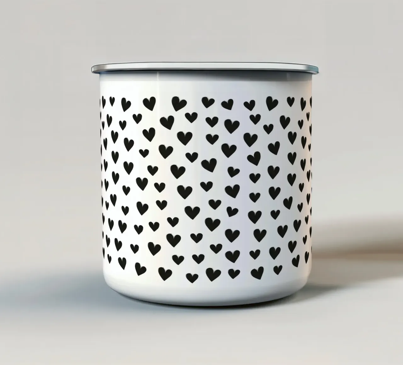 Cuore minimalista amore tazza in smalto da Petra Lang - Design