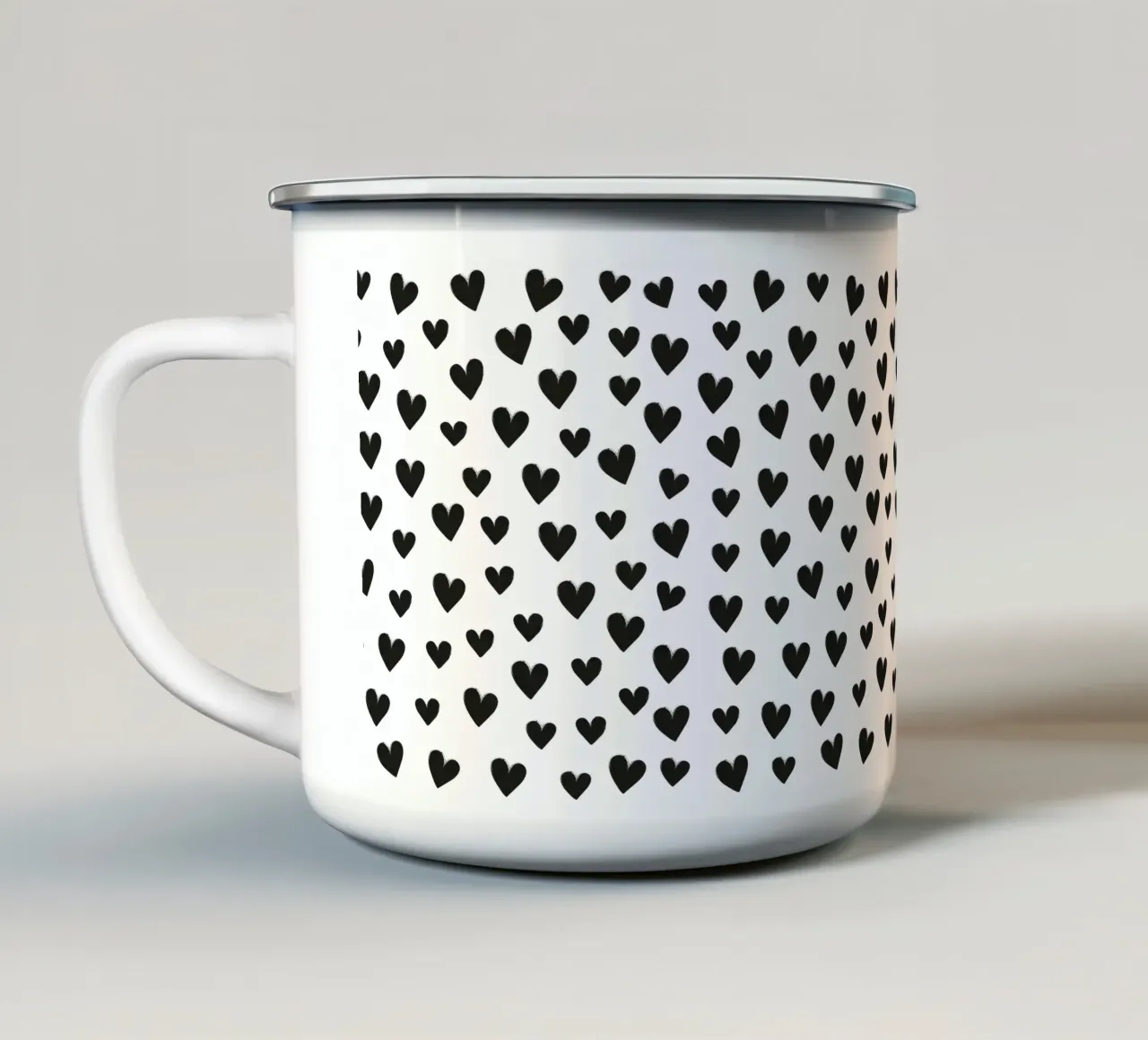 Cuore minimalista amore tazza in smalto da Petra Lang - Design