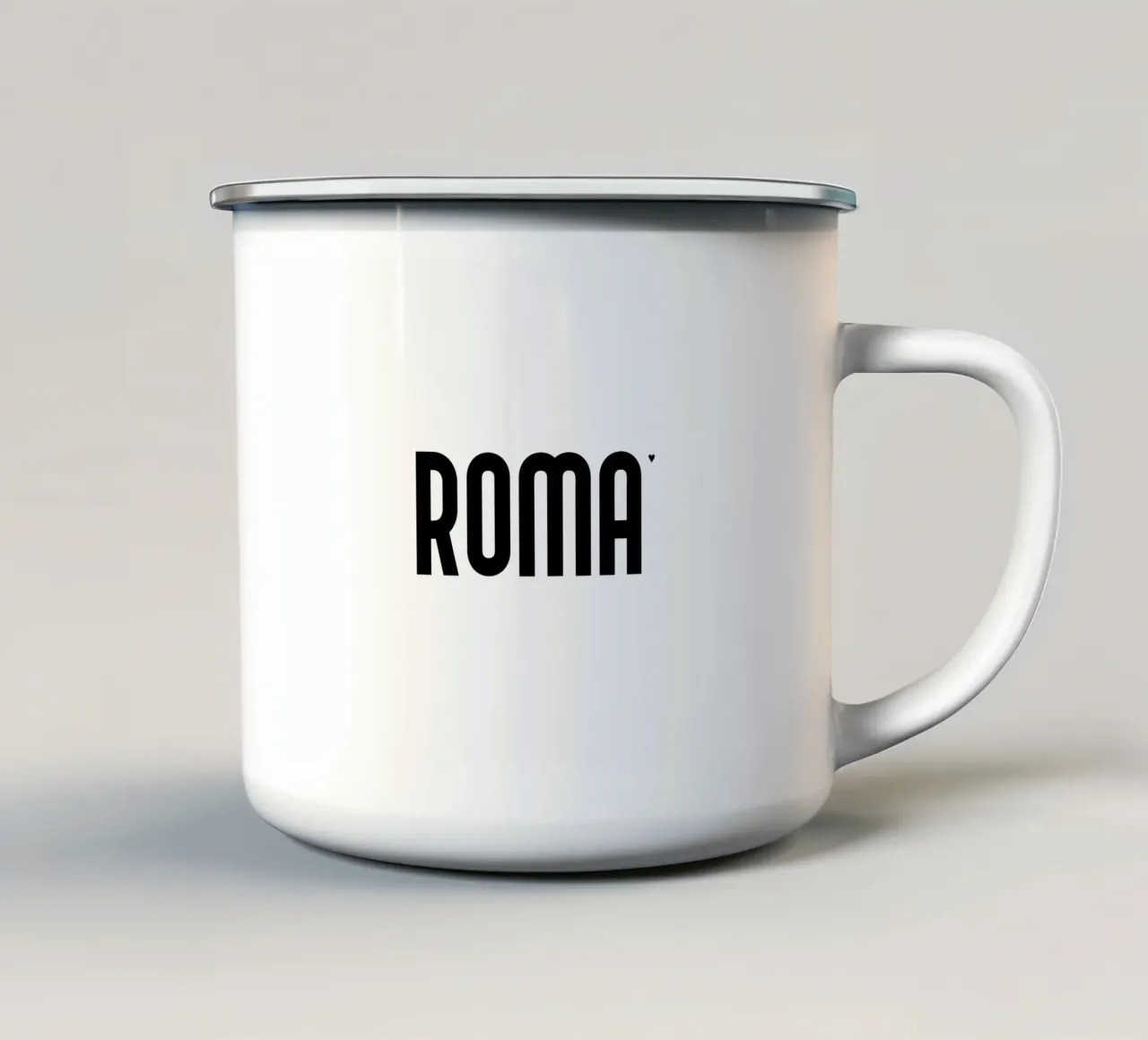 Roma tazza in smalto da typolover