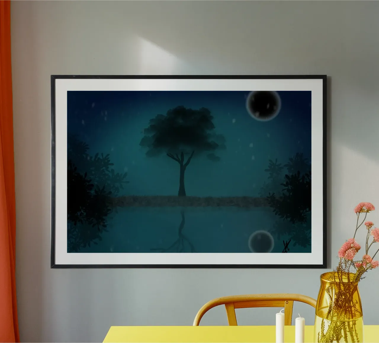 Il vero riflesso poster da Ali’sArt