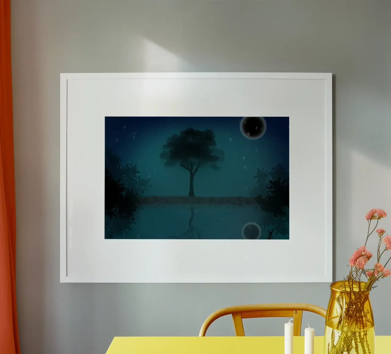 Il vero riflesso poster da Ali’sArt