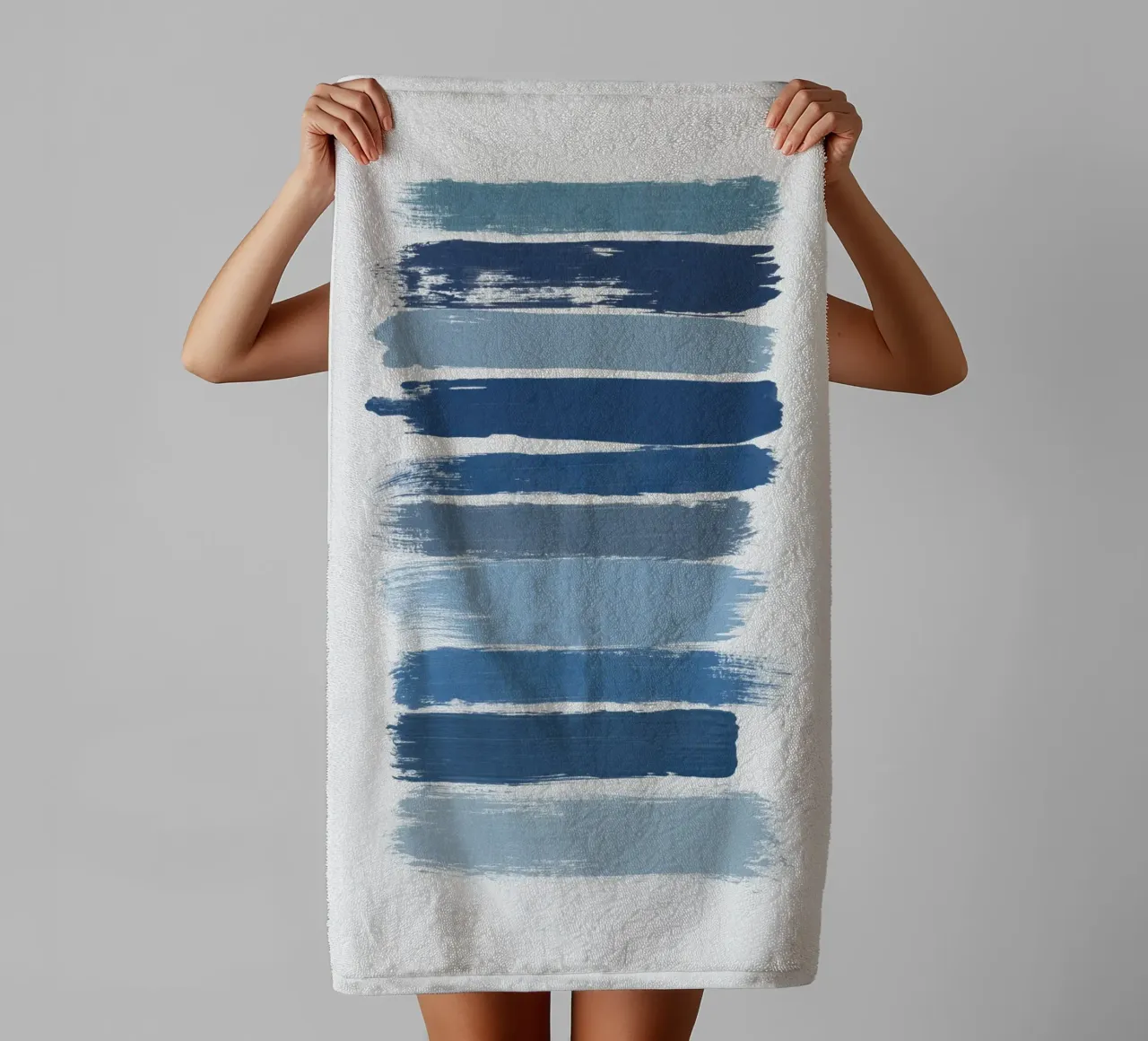 Blu Ombre asciugamano da bagno da Orara Studio