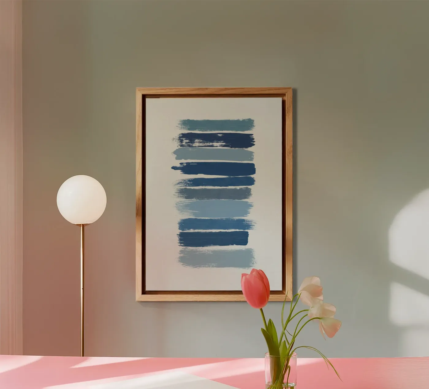 Blu Ombre alluminio dibond da Orara Studio