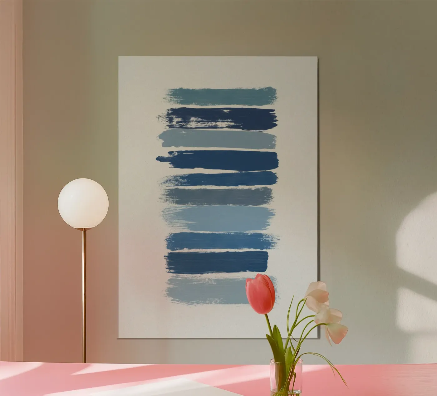 Blu Ombre alluminio dibond da Orara Studio