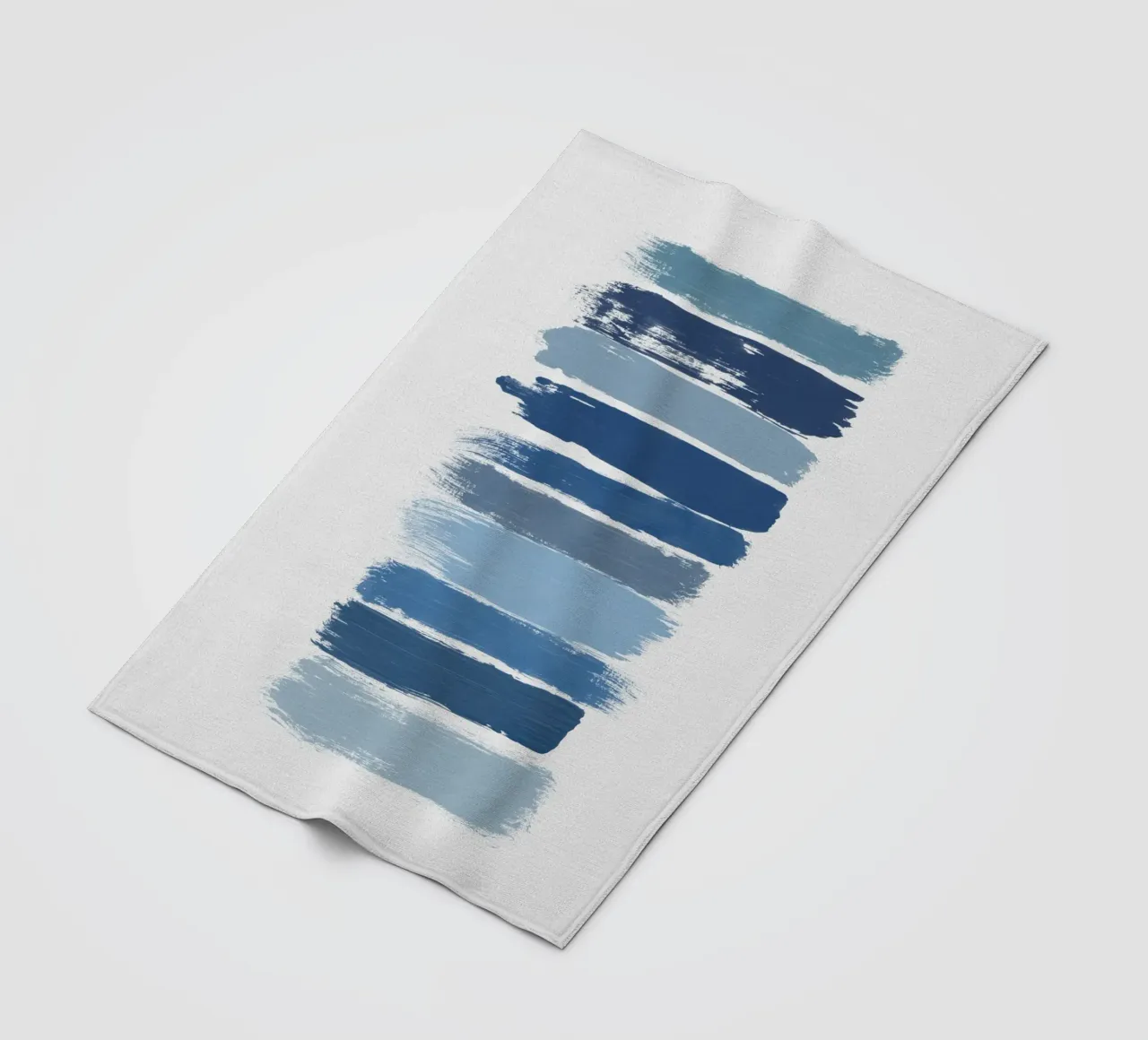 Blu Ombre coperta in pile da Orara Studio