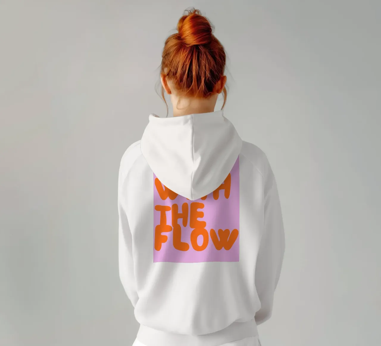 Go with the Flow felpa con cappuccio da Tabea Jule