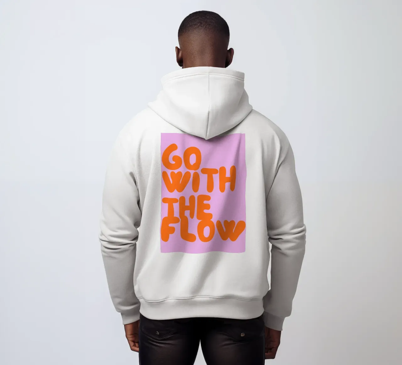 Go with the Flow felpa con cappuccio da Tabea Jule