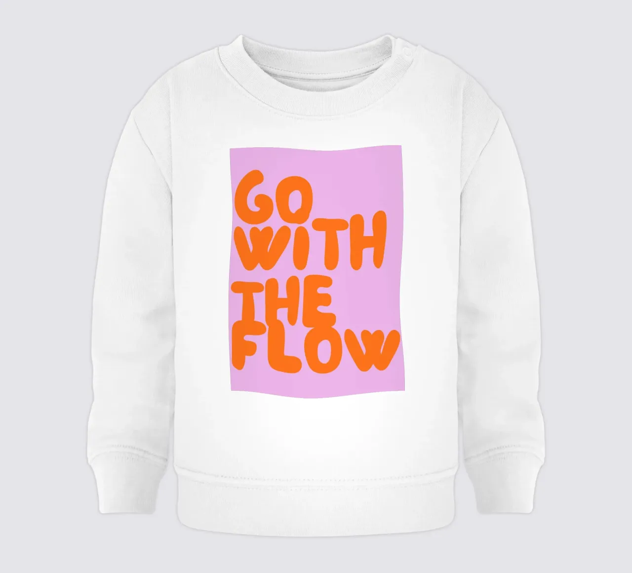 Go with the Flow felpa neonato da Tabea Jule
