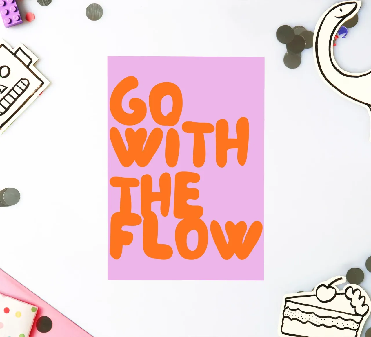 Go with the Flow adesivo da Tabea Jule