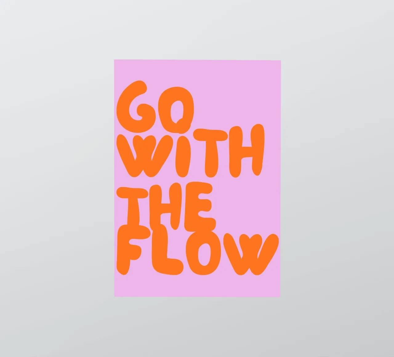 Go with the Flow adesivo da Tabea Jule