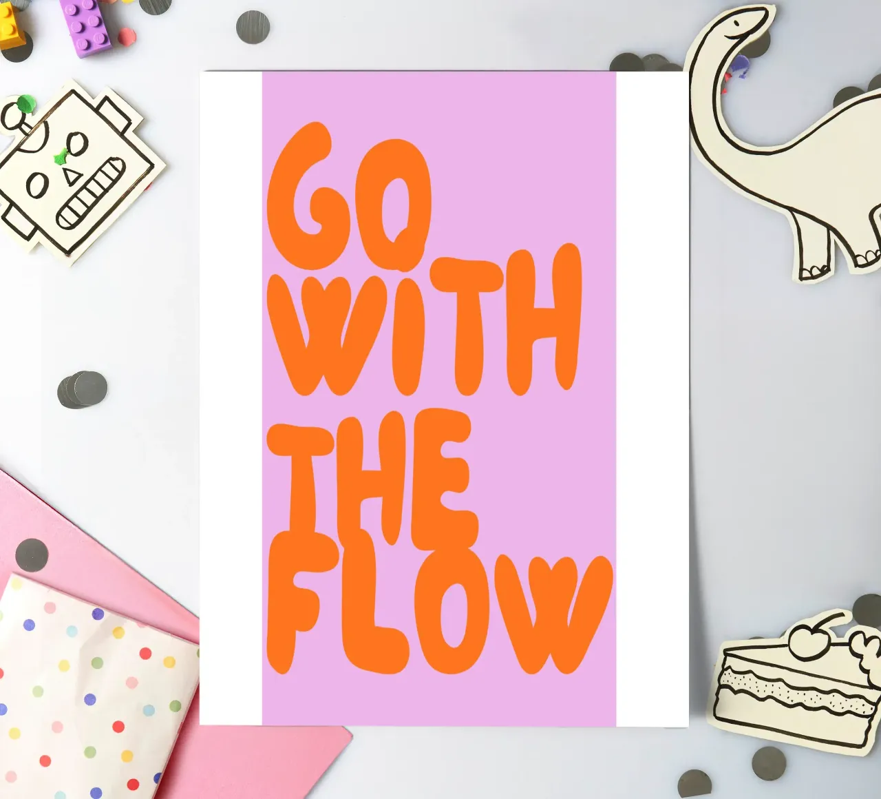 Go with the Flow foglio adesivo da Tabea Jule