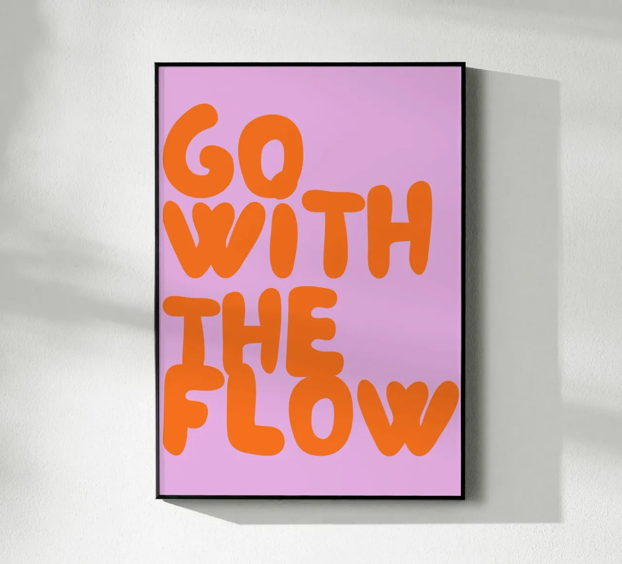 Go with the Flow Acryl-Glas von Tabea Jule