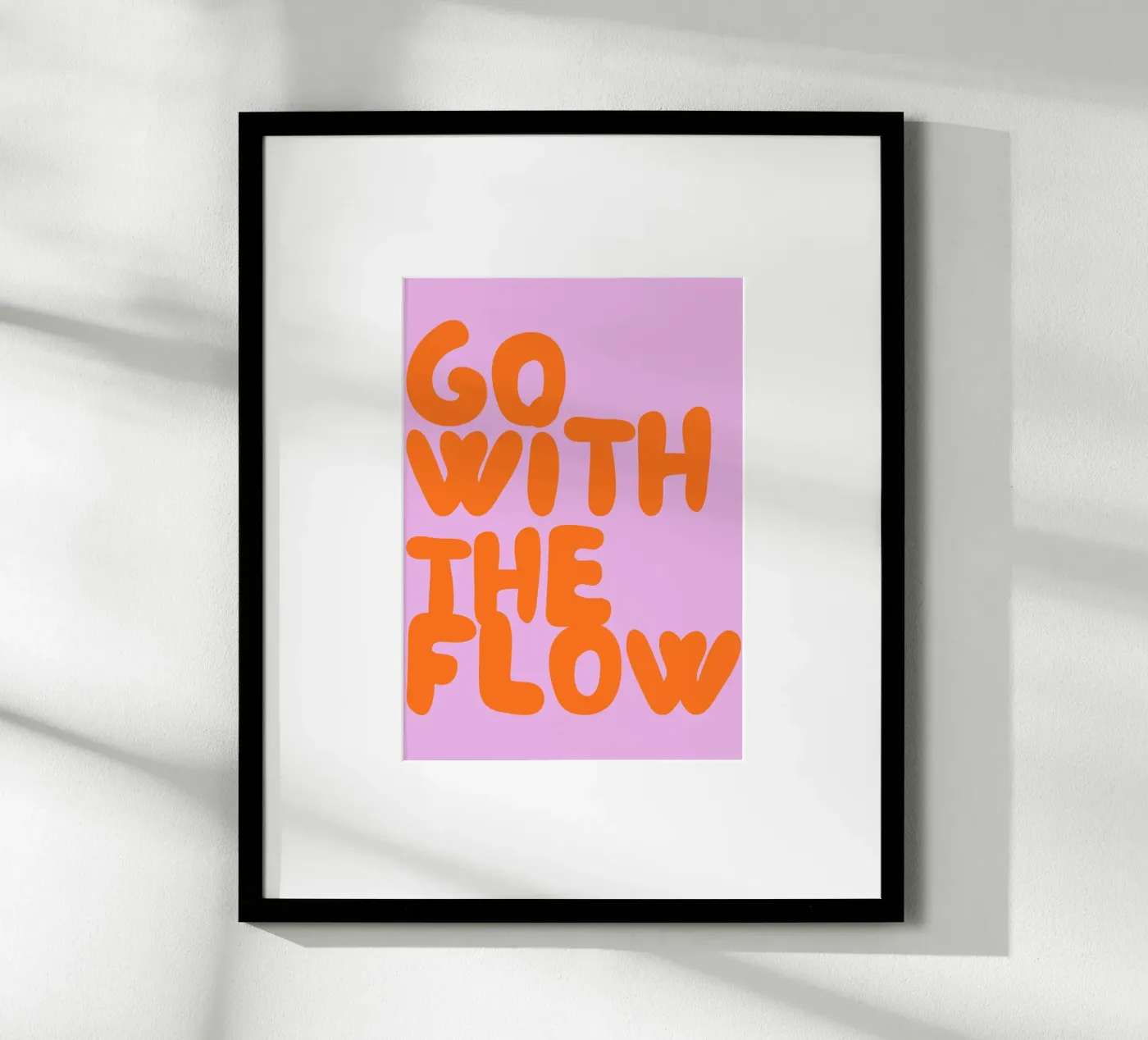 Go with the Flow poster da Tabea Jule