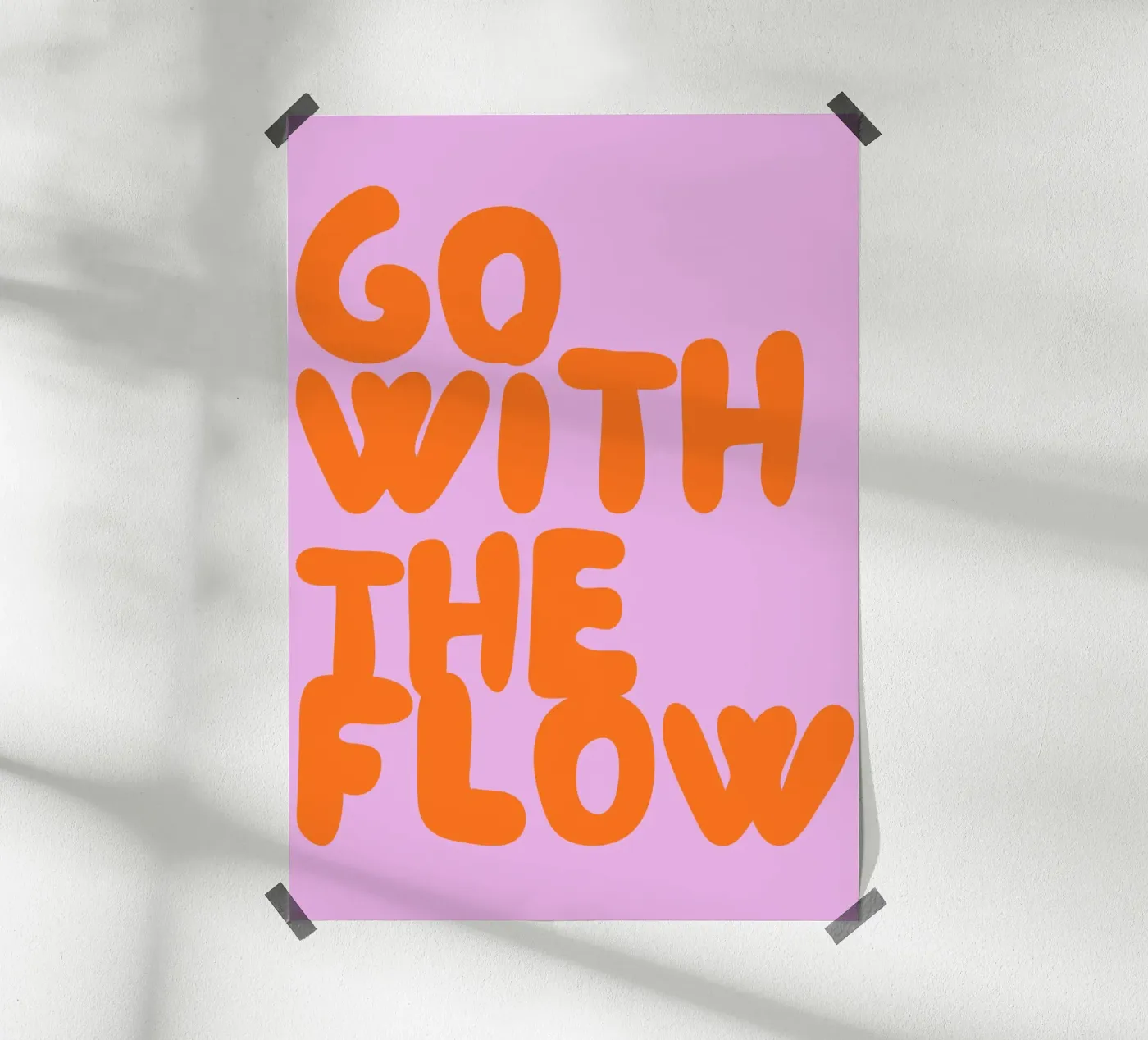 Go with the Flow poster da Tabea Jule