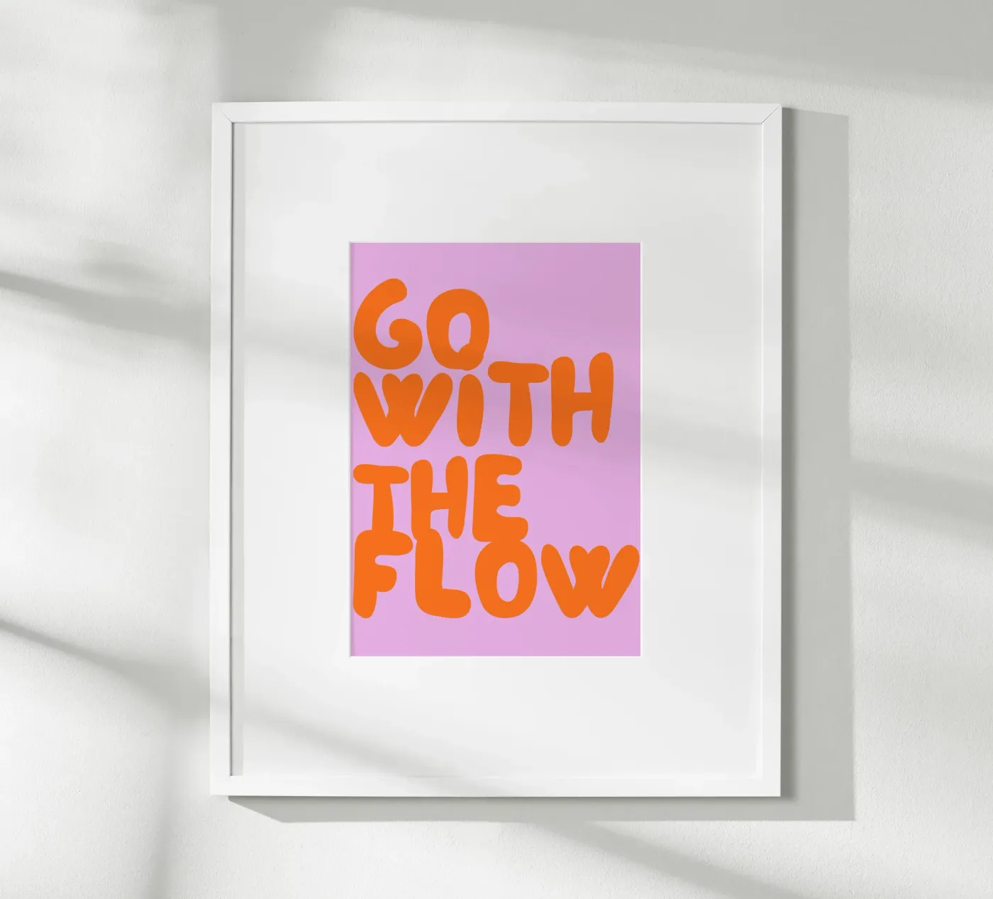 Go with the Flow poster da Tabea Jule