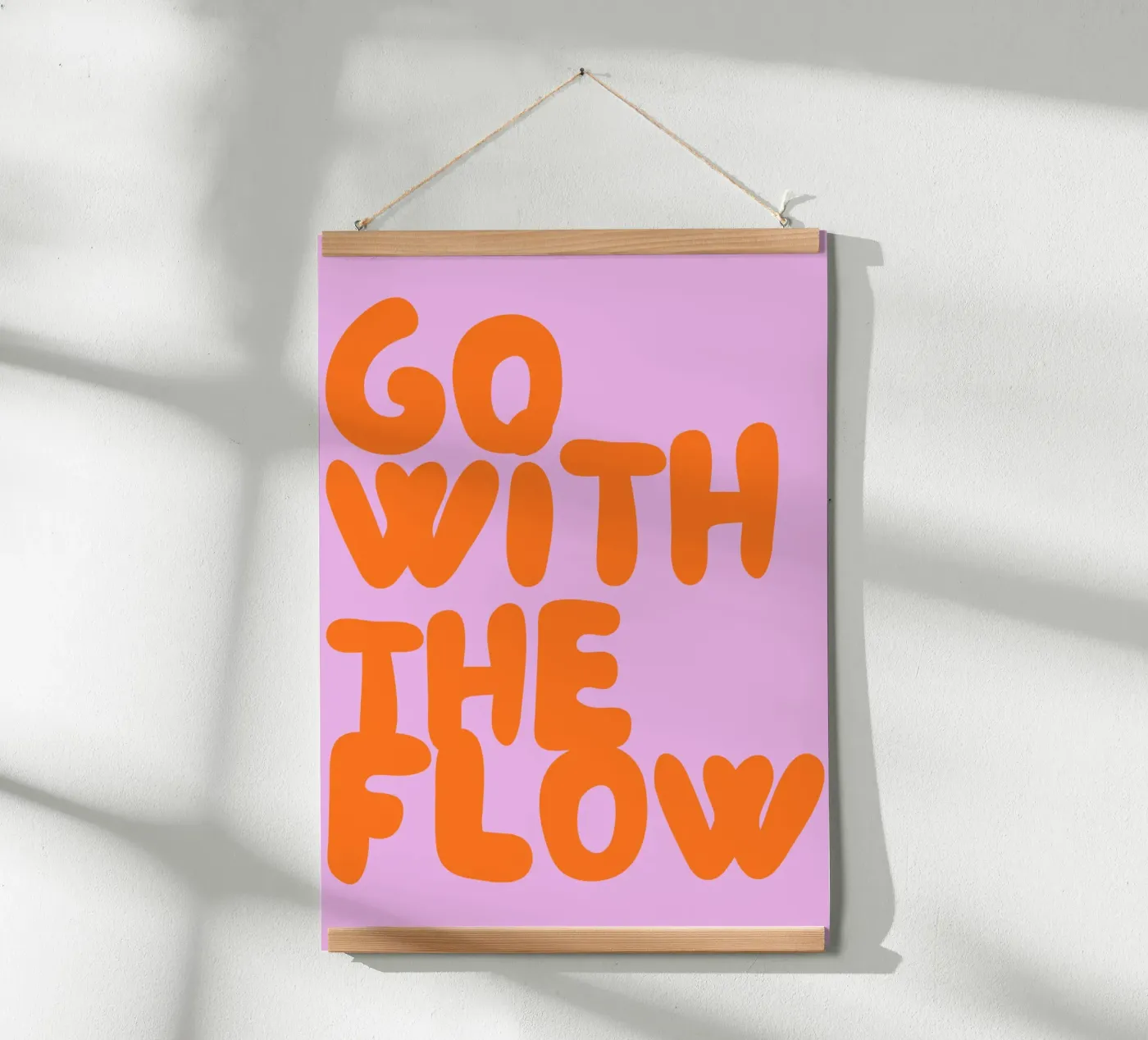 Go with the Flow poster da Tabea Jule