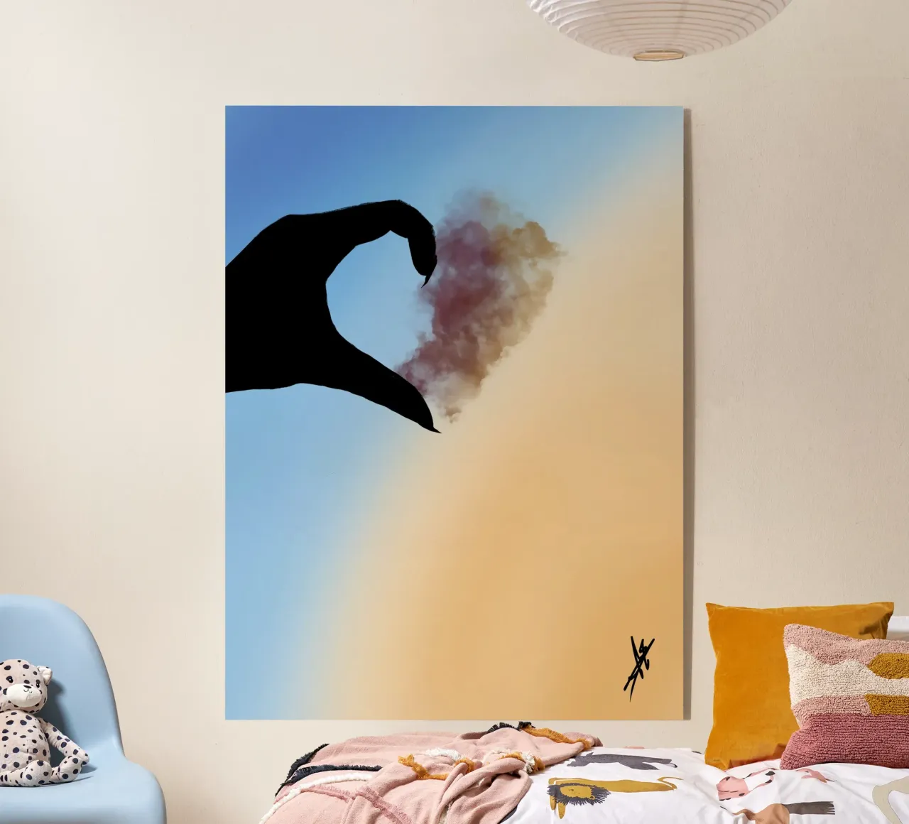 Love acrylic glass by Ali’sArt