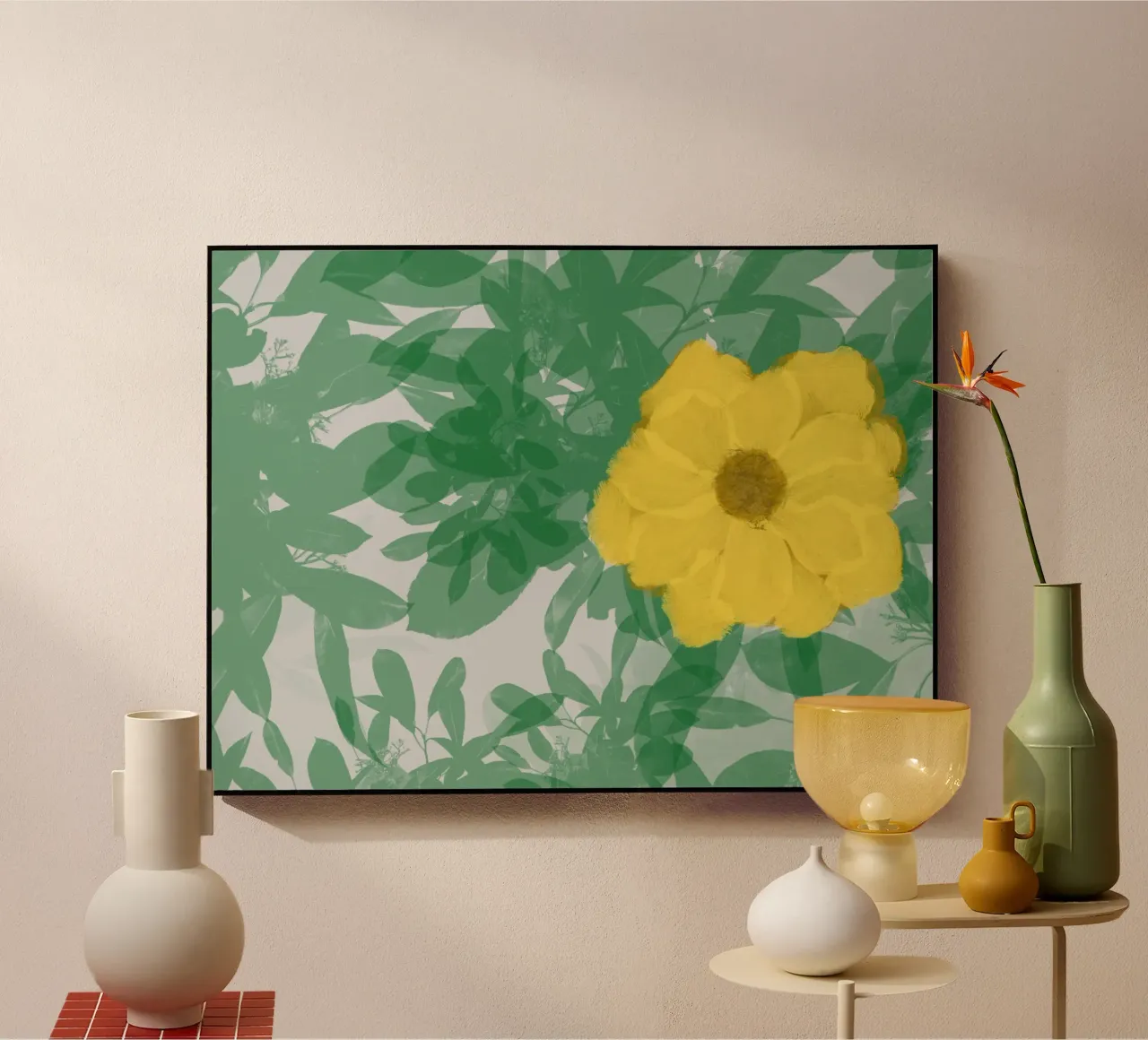 Fiore giallo plexiglass da Ali’sArt