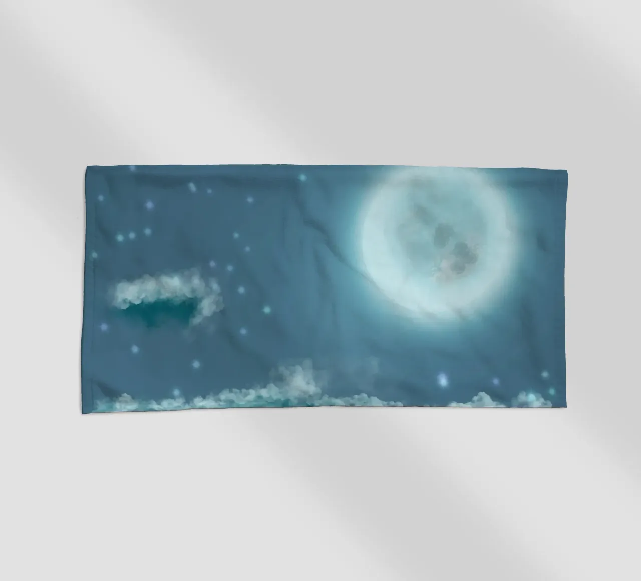 Chiaro di luna telo mare da Ali’sArt