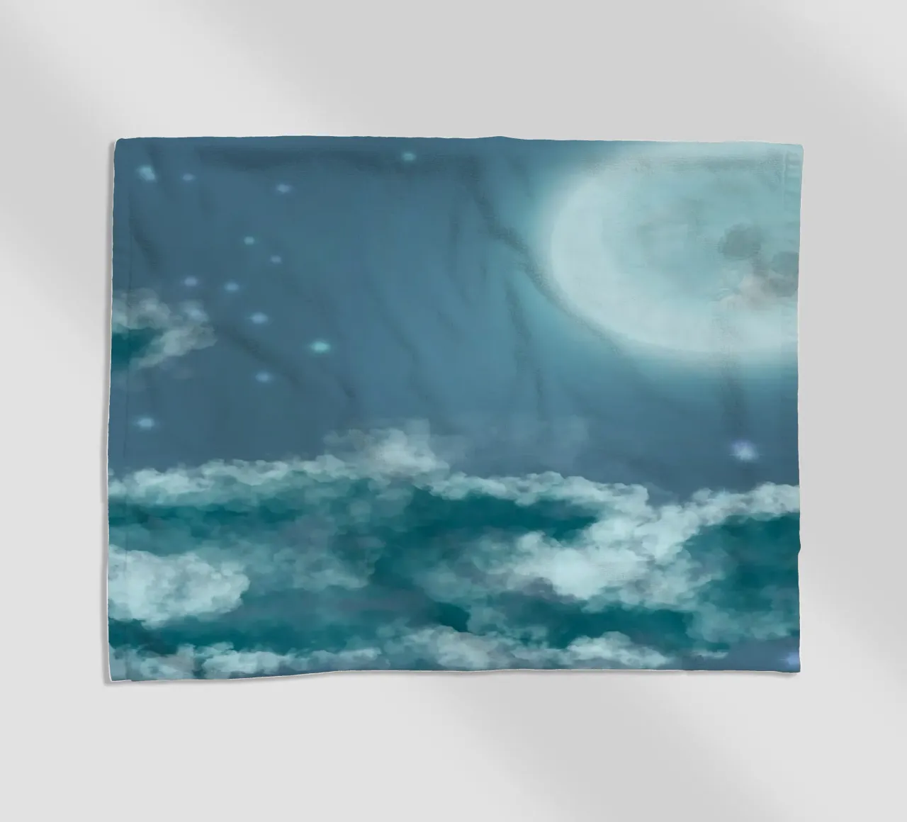 Chiaro di luna telo mare da Ali’sArt