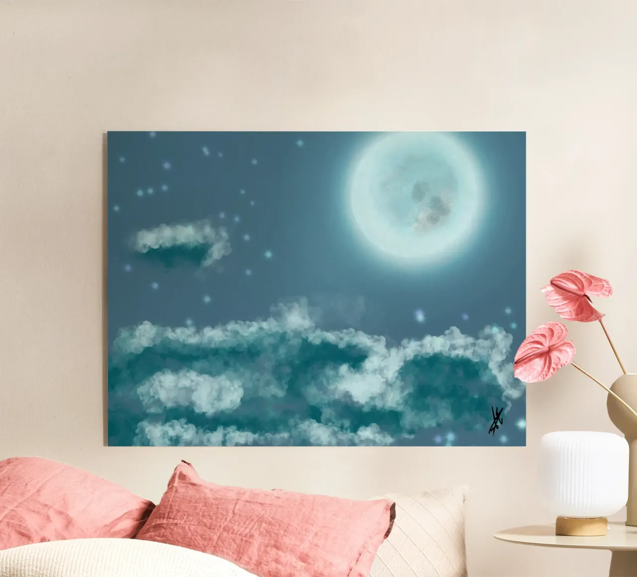 Moonlight Acryl-Glas von Ali’sArt