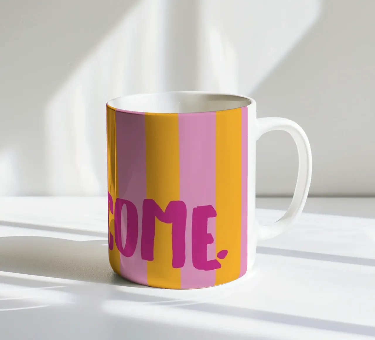 benvenuto | colore 2 tazza in ceramica da moDeern