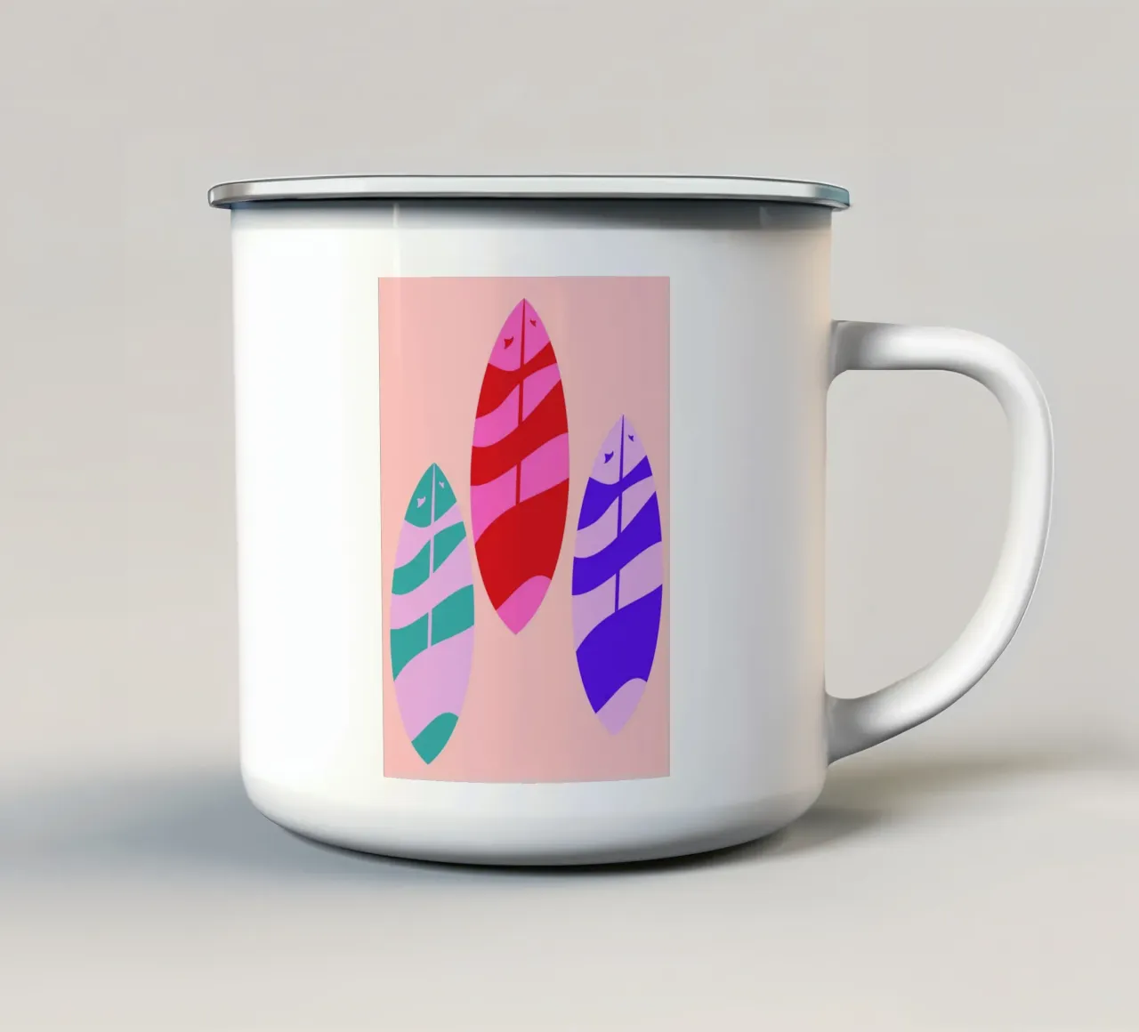 SURF tazza in smalto da Tabea Jule