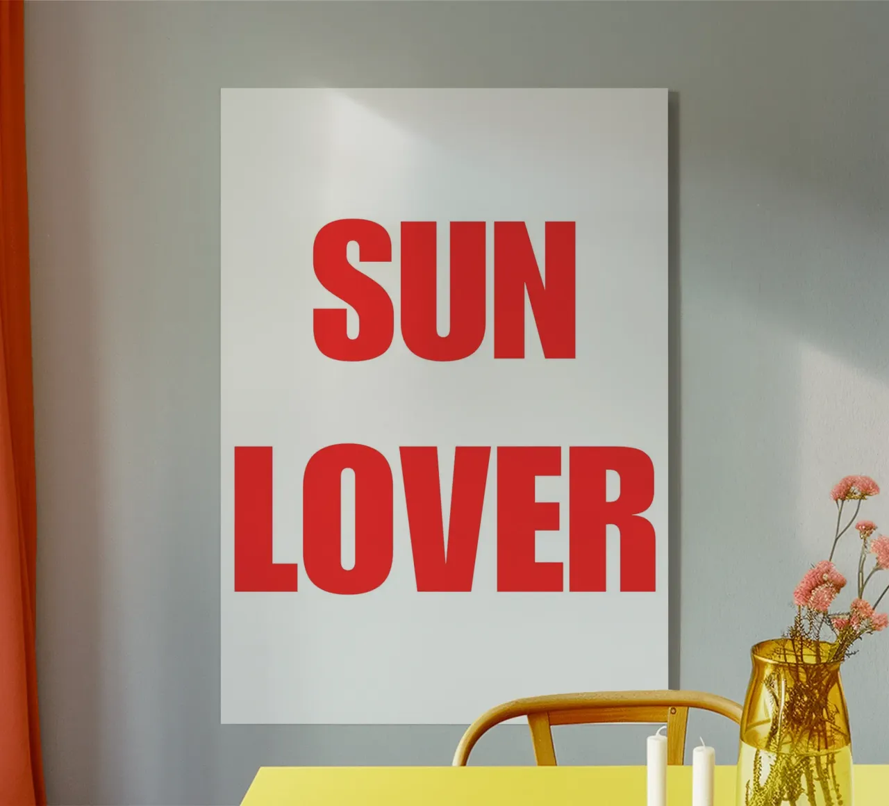 Sunlover acryl van Tabea Jule