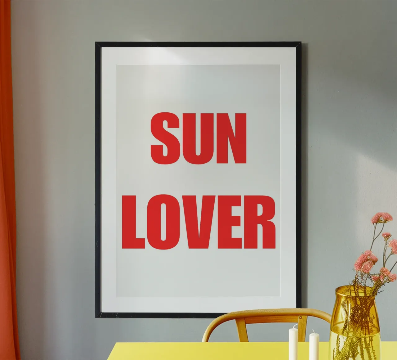 Sunlover poster da Tabea Jule