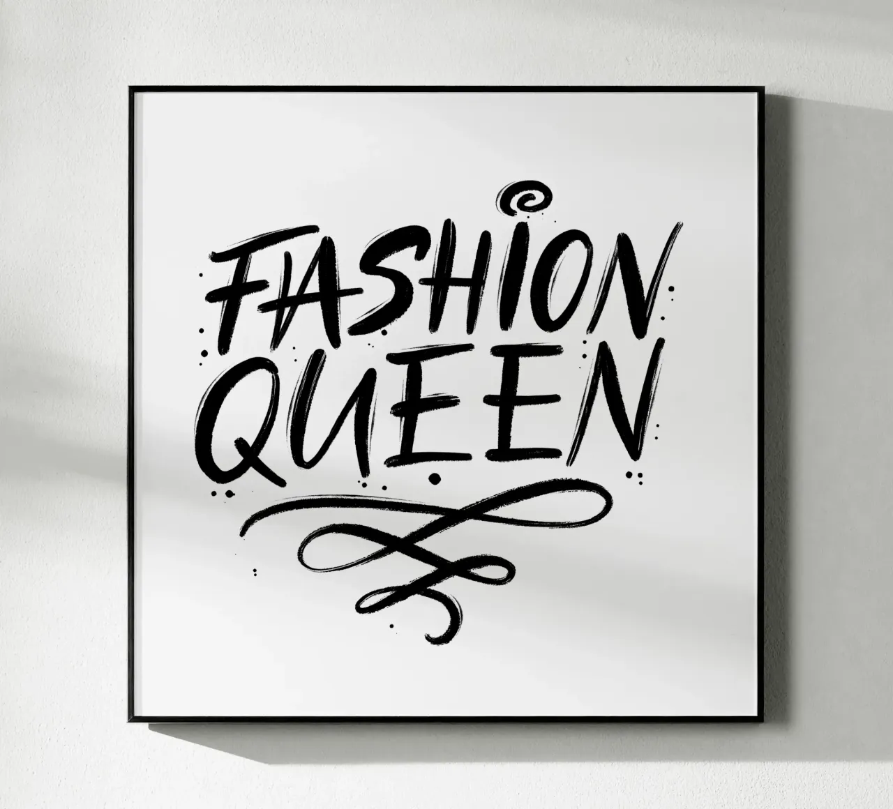 Regina della moda plexiglass da CalliLetters