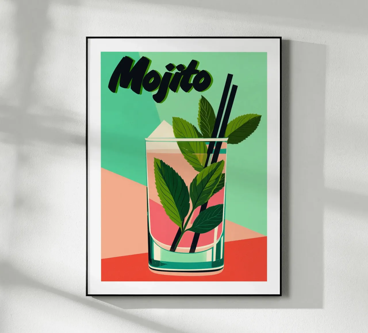 Mojito Pop grafico plexiglass da Cocktail Party