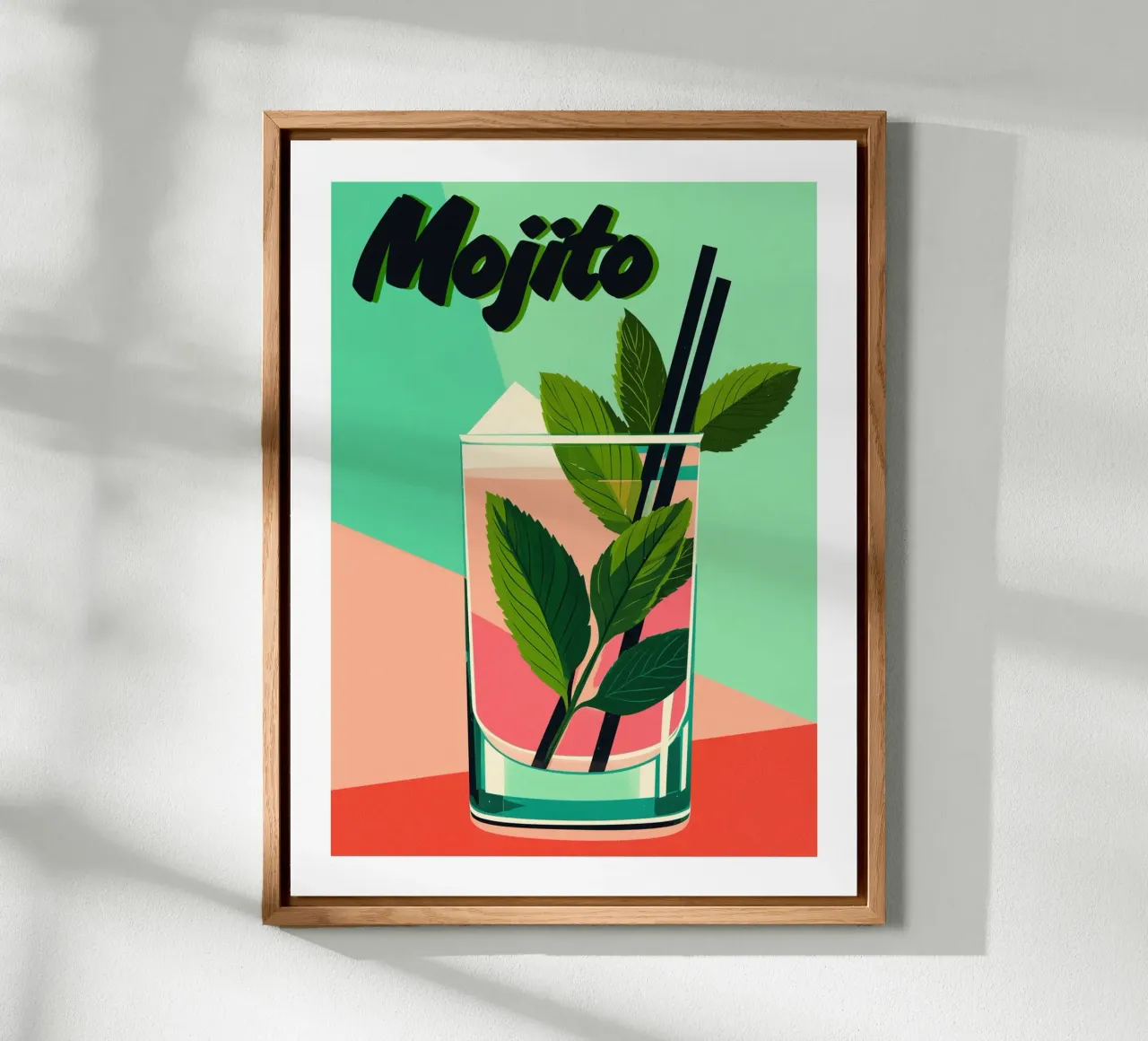 Mojito Pop grafico alluminio dibond da Cocktail Party