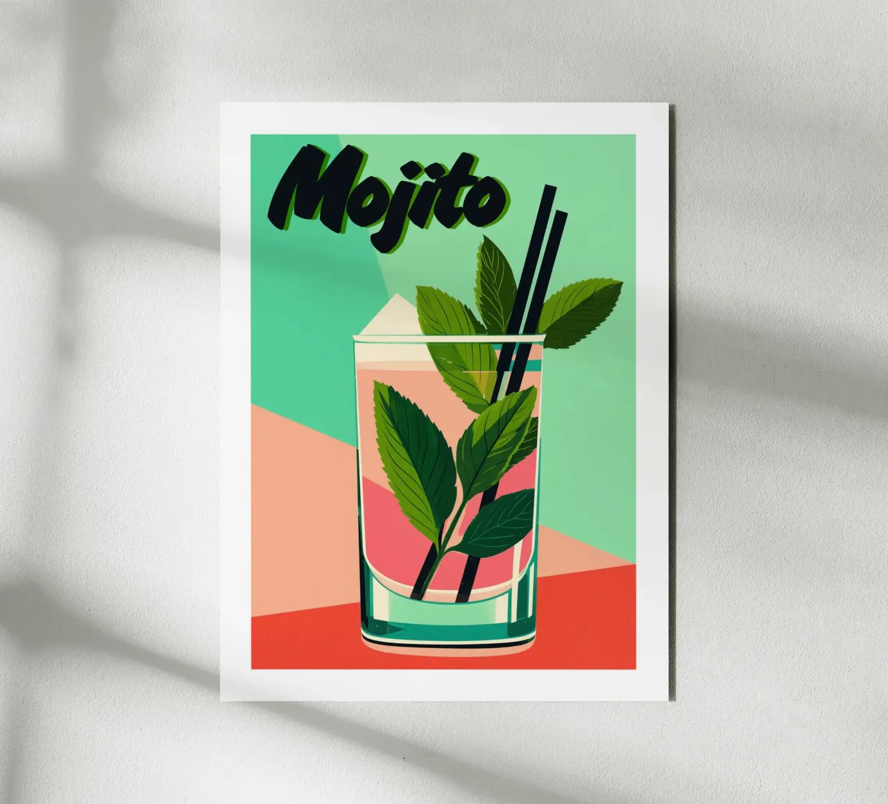 Mojito Pop grafico alluminio dibond da Cocktail Party