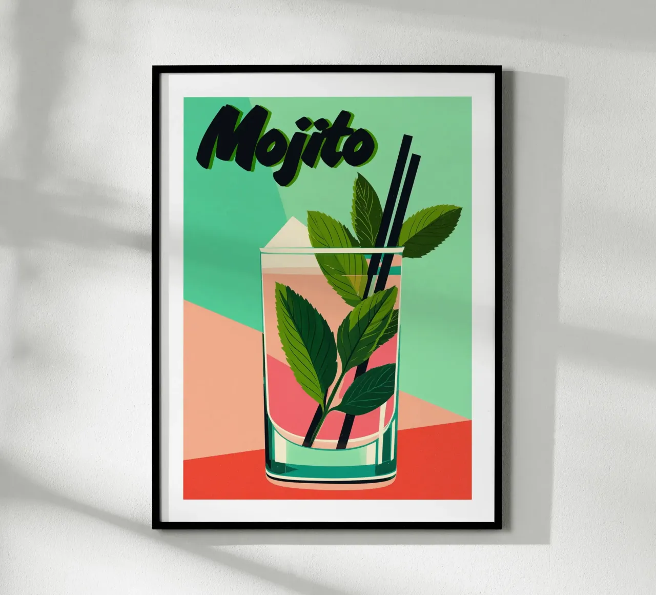 Mojito Pop grafico carta hahnemühle da Cocktail Party