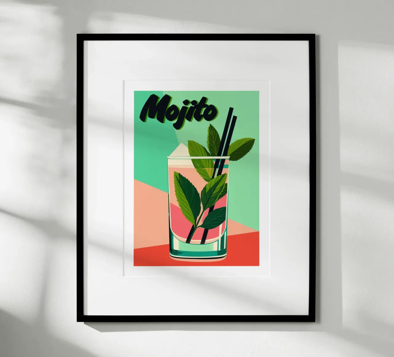 Mojito Pop grafico carta hahnemühle da Cocktail Party