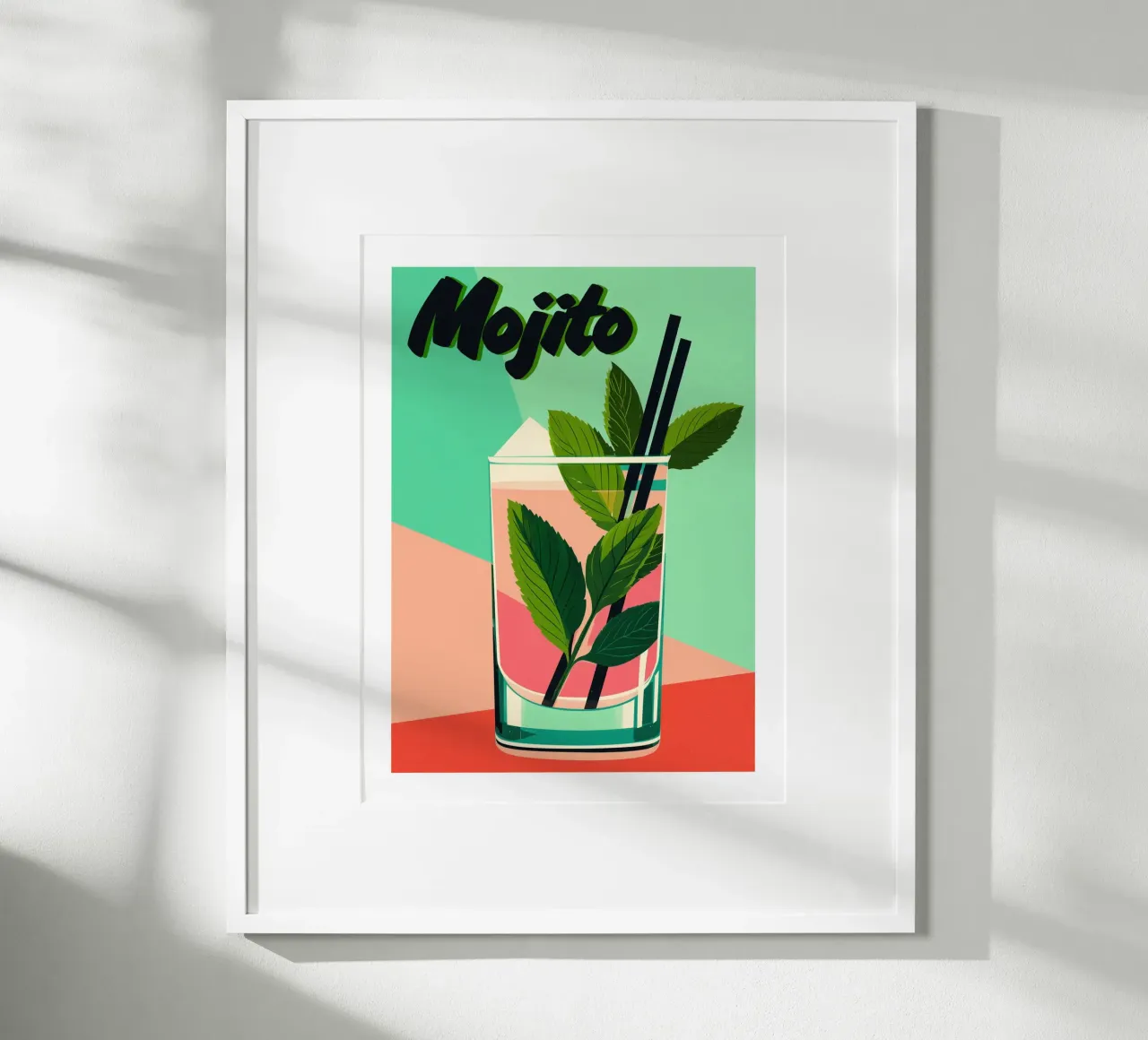 Mojito Pop grafico carta hahnemühle da Cocktail Party