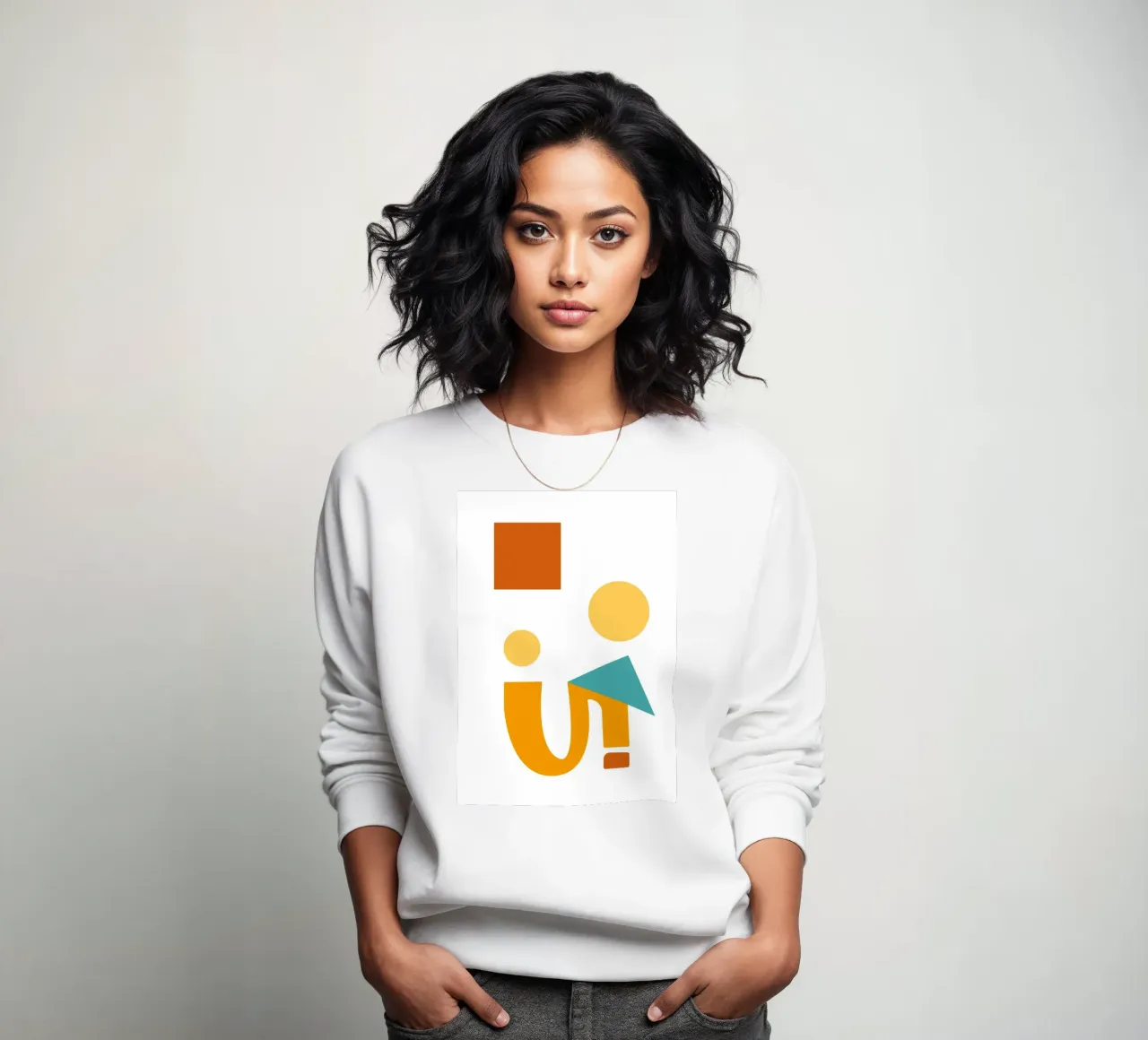 Abstrakt sweatshirt by Tabea Jule