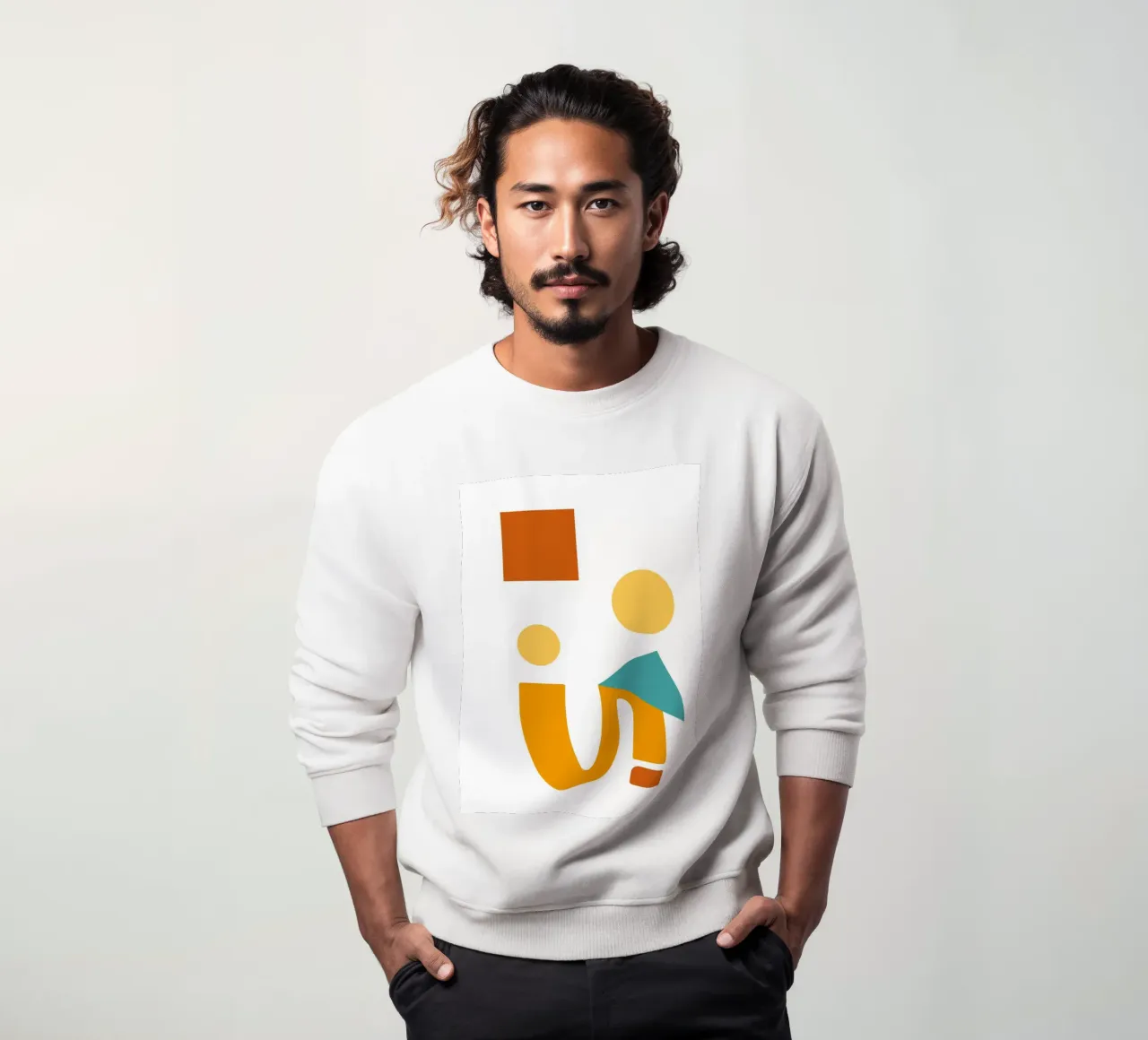 Abstrakt sweatshirt by Tabea Jule