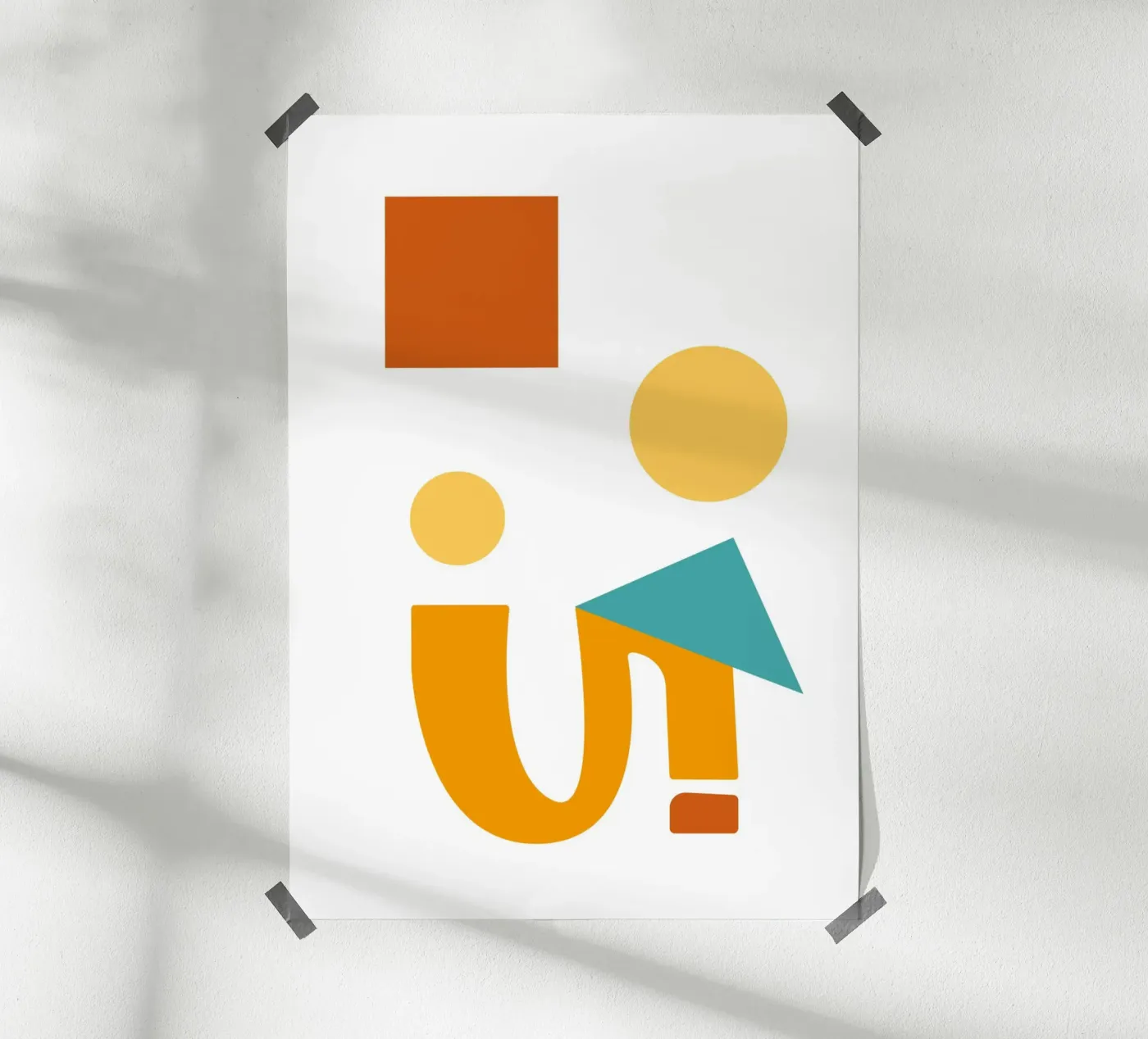 Abstrakt poster da Tabea Jule