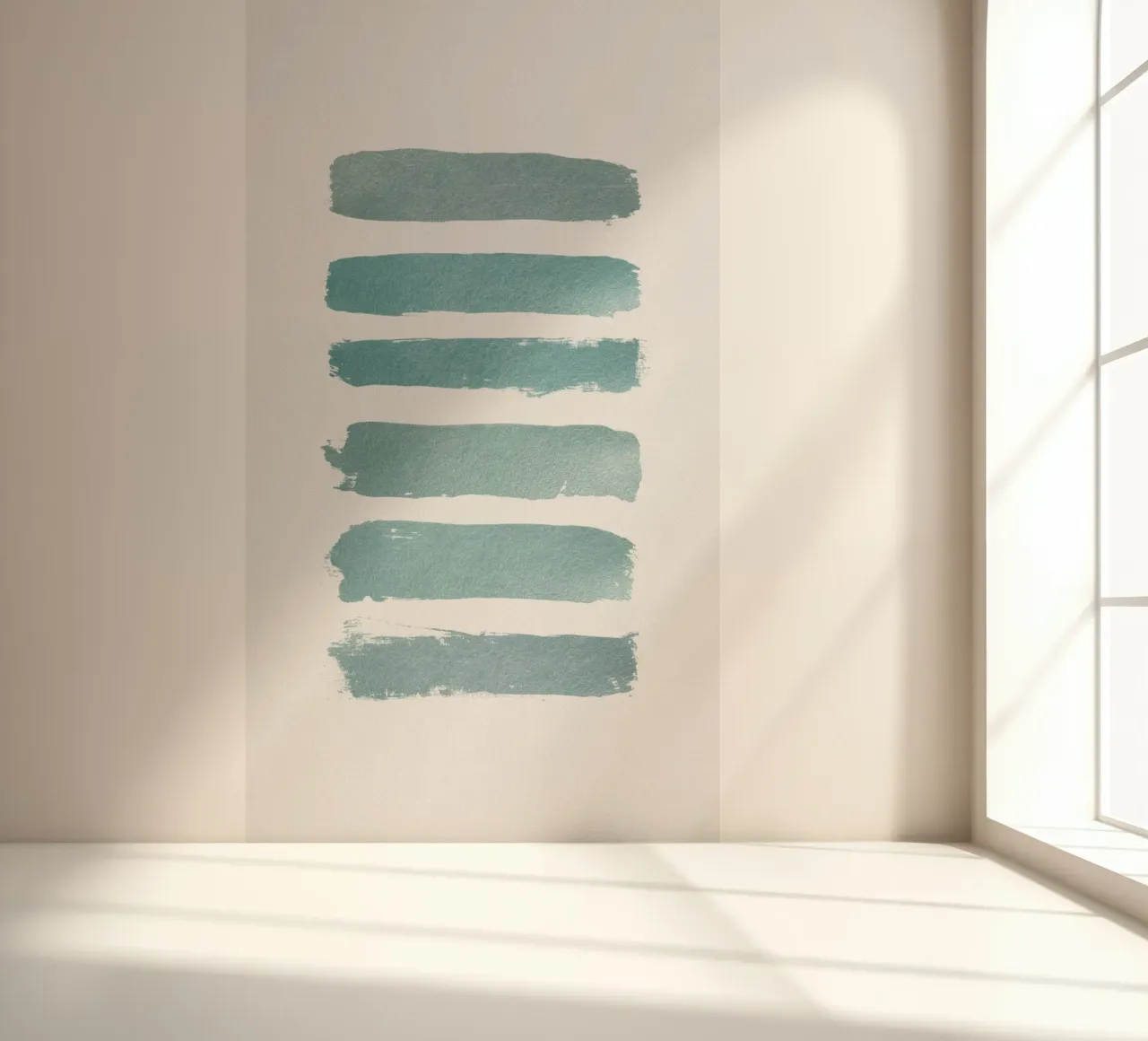 Turquoise Shadow photo wallpaper by Orara Studio