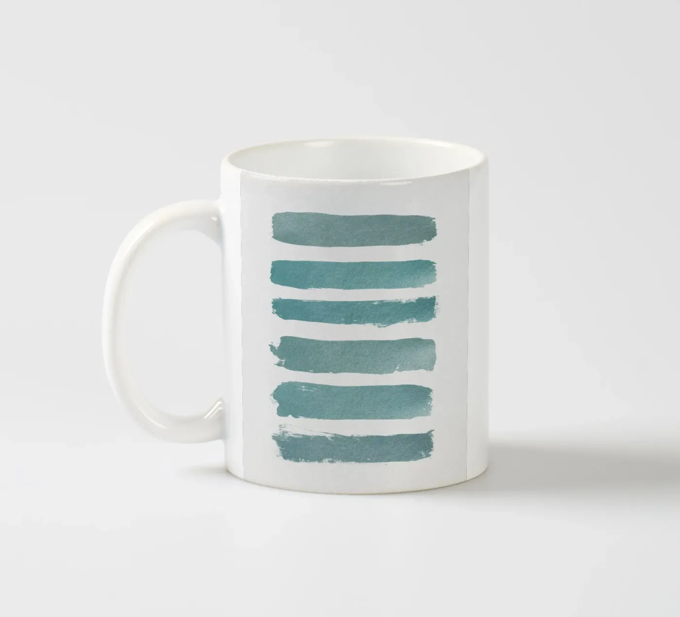Turquoise Shadow ceramic mug by Orara Studio