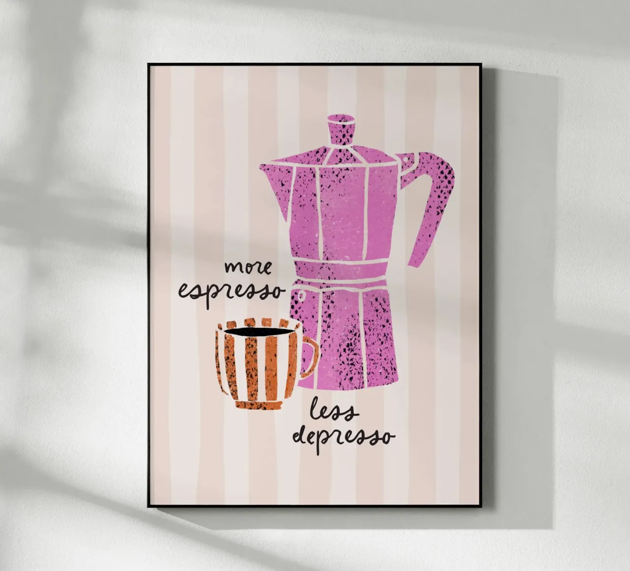 more espresso. less depresso. plexiglass da moDeern