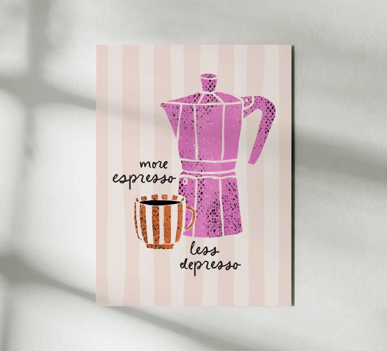 more espresso. less depresso. alluminio dibond da moDeern