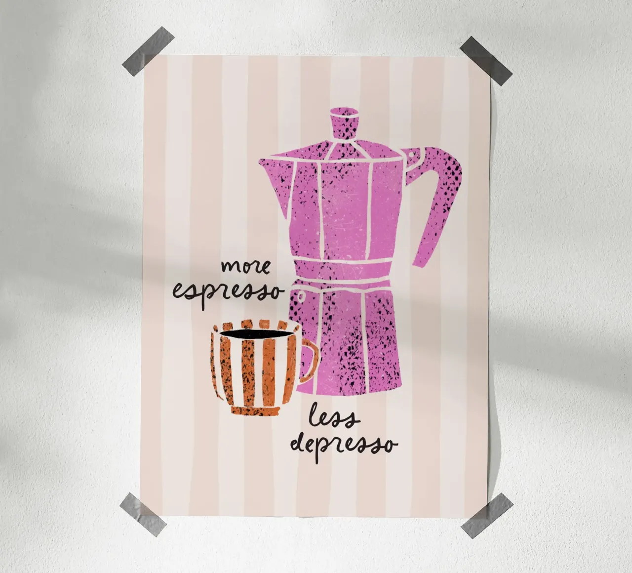 more espresso. less depresso. carta hahnemühle da moDeern