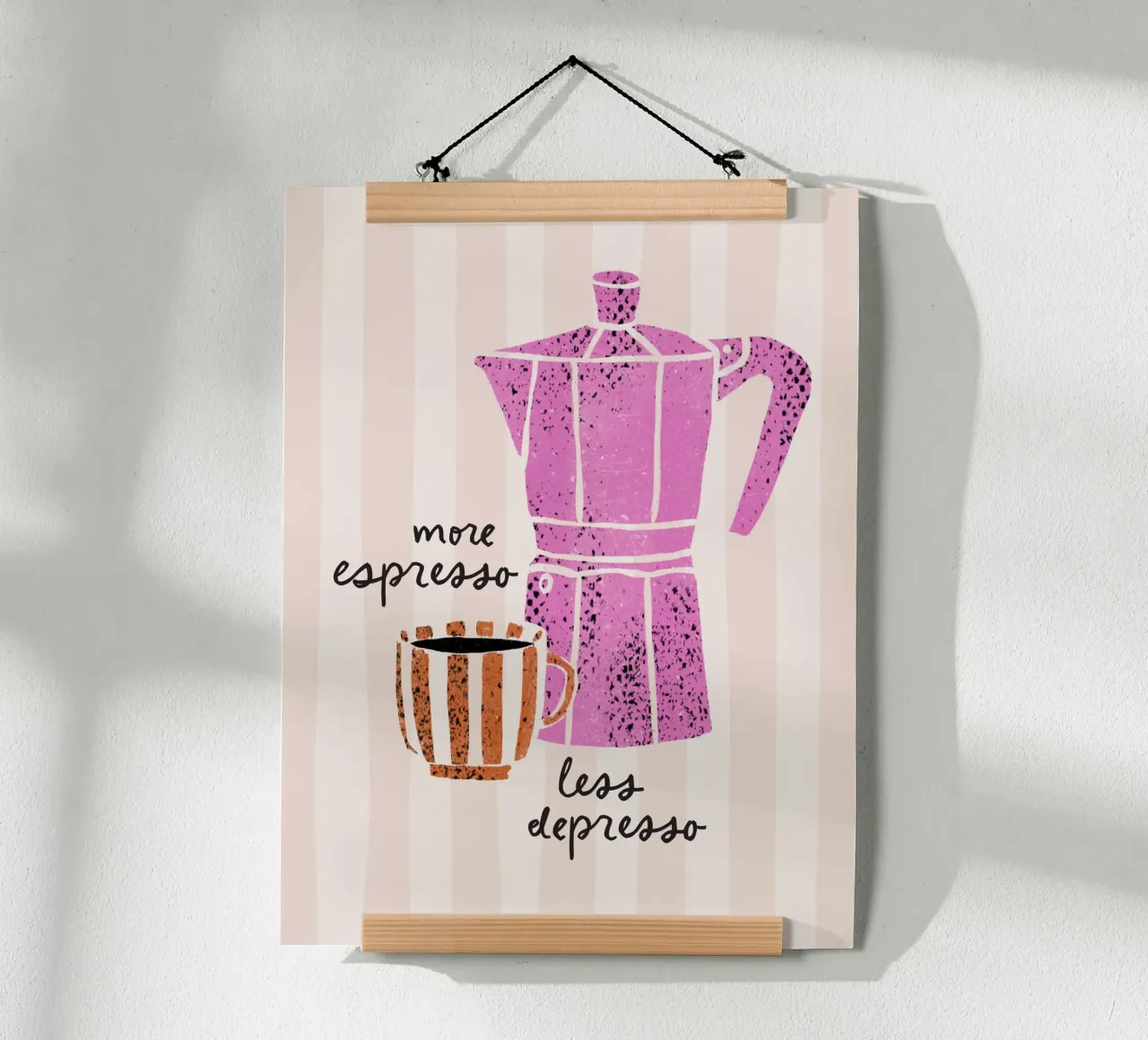 more espresso. less depresso. carta hahnemühle da moDeern