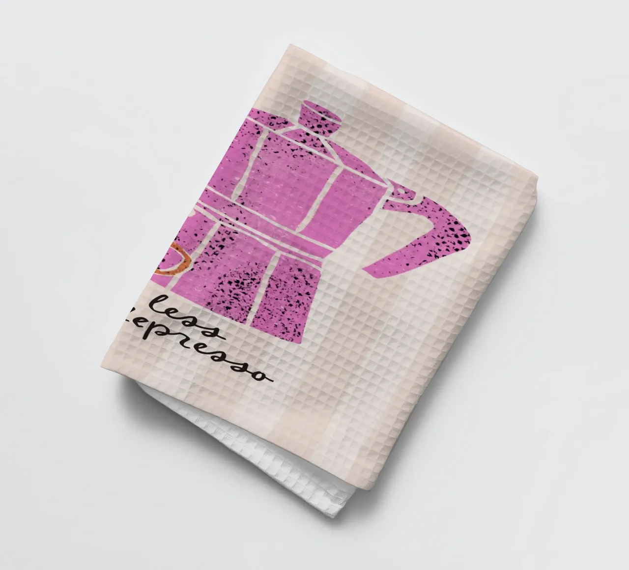 more espresso. less depresso. canovaccio da cucina da moDeern