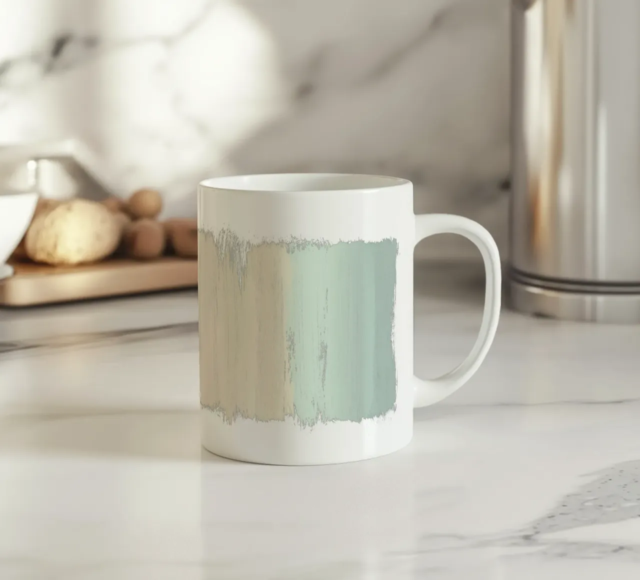 Pastello astratto tazza in ceramica da Orara Studio
